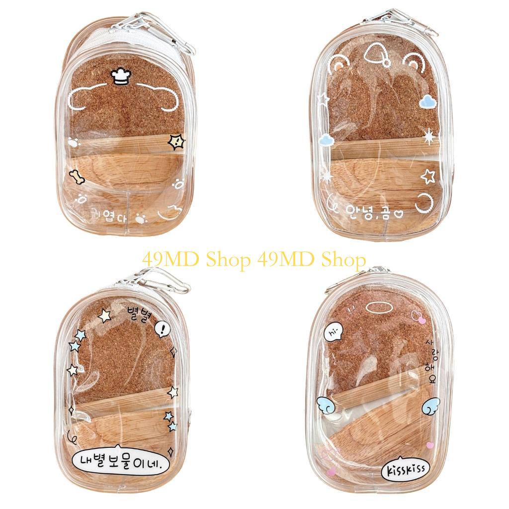 Travel Accessories Teens - 49MD Transparent PVC Keychain Doll Storage
