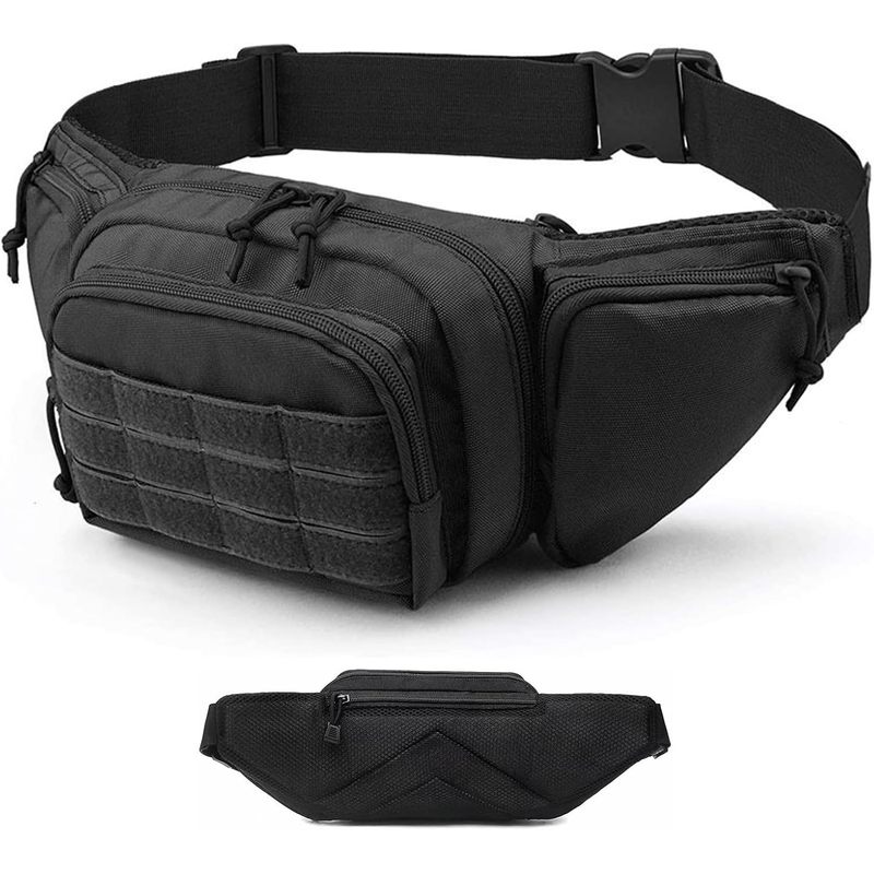 Travel Accessories Bike - 600D Oxford Multi-Pocket Waist Pack Adjustable