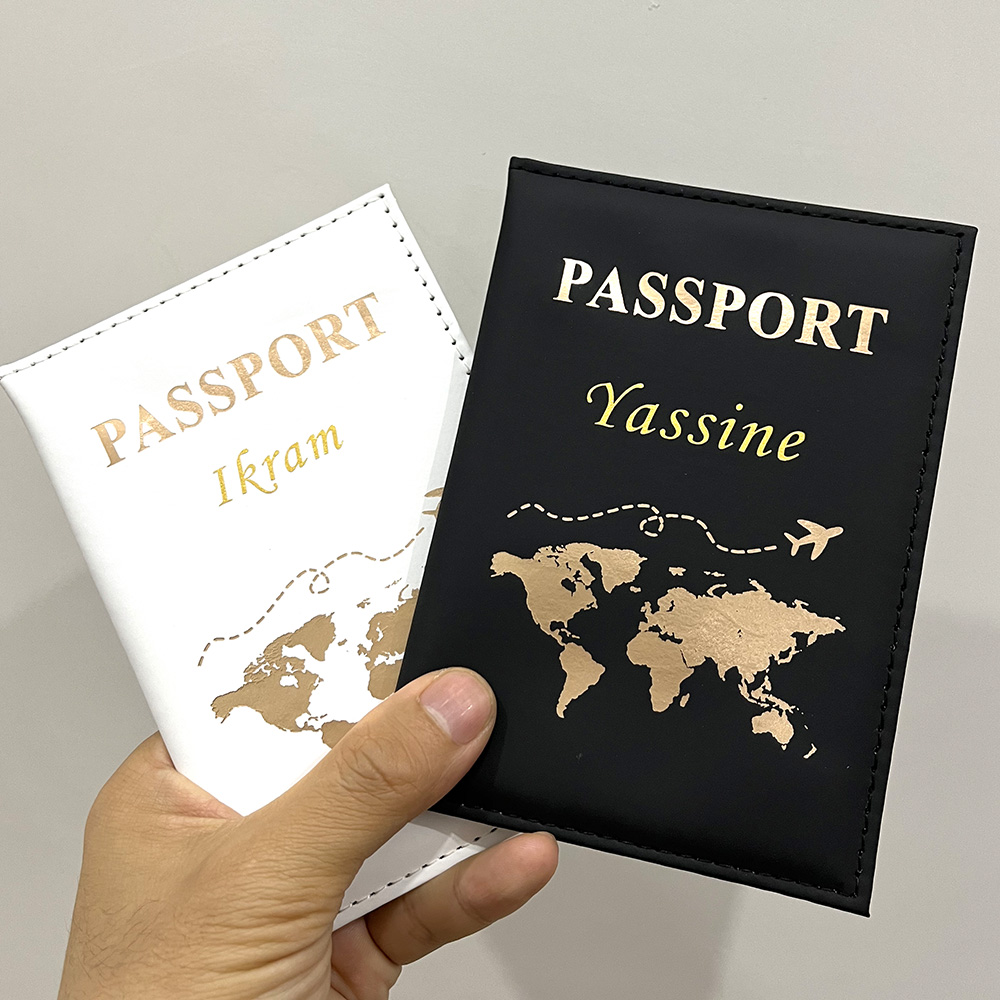 Travel Accessories Useful - New Cute Personalized Passport Cover Plane