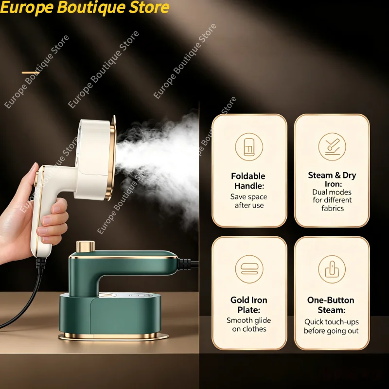 Foldable Handheld Garment Stea - Portable Steamer Clothes review and price