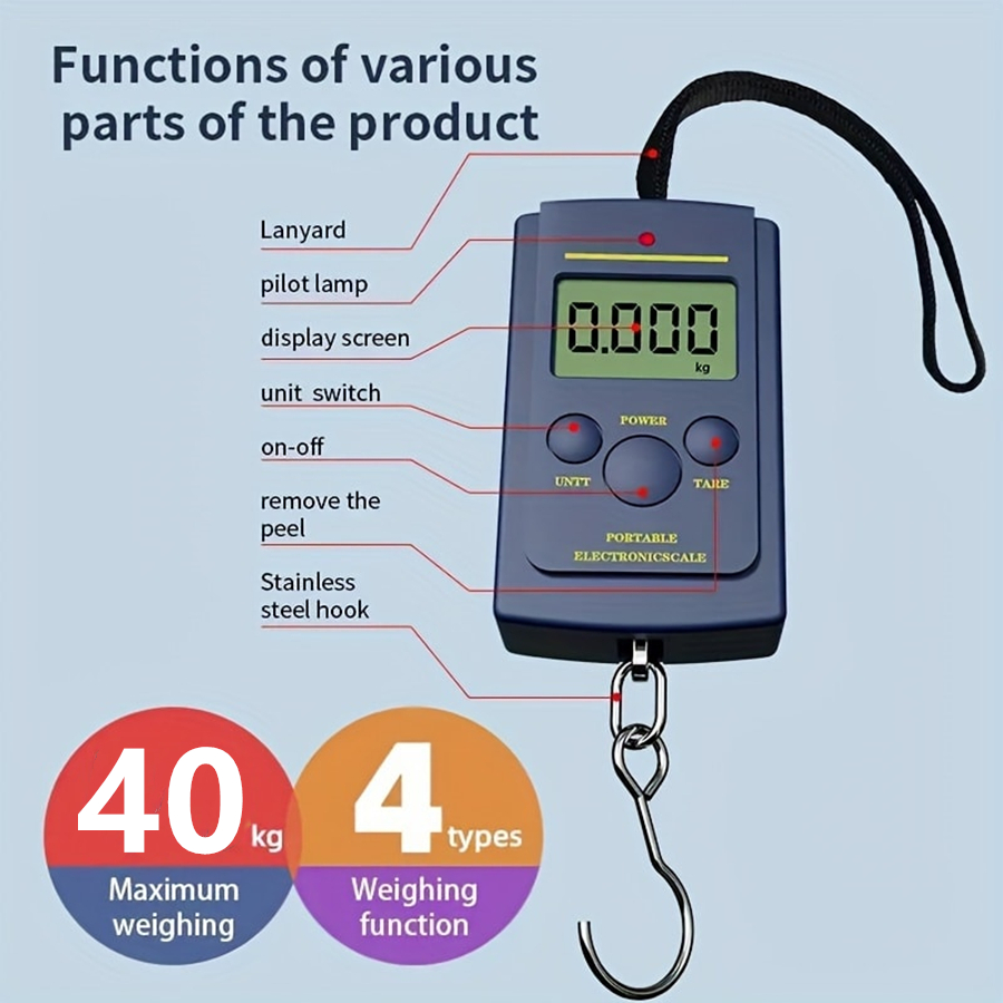 40kg Multifunctional Mini Elec - Travel Accessories Useful review and price
