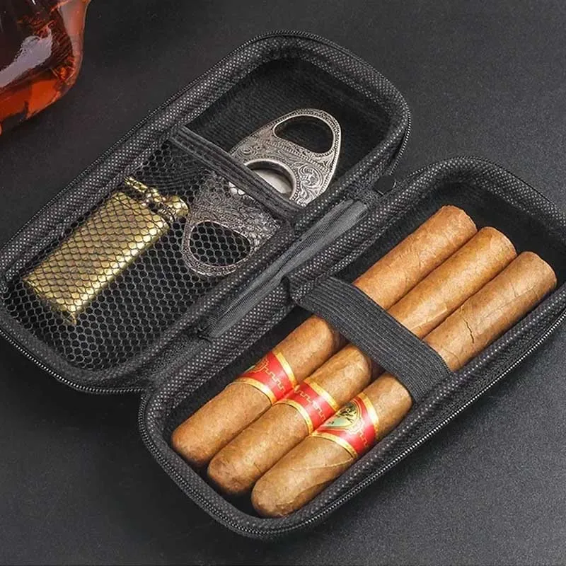 Portable Cigar Case EVA Light  - Travel Accessories Us review and price