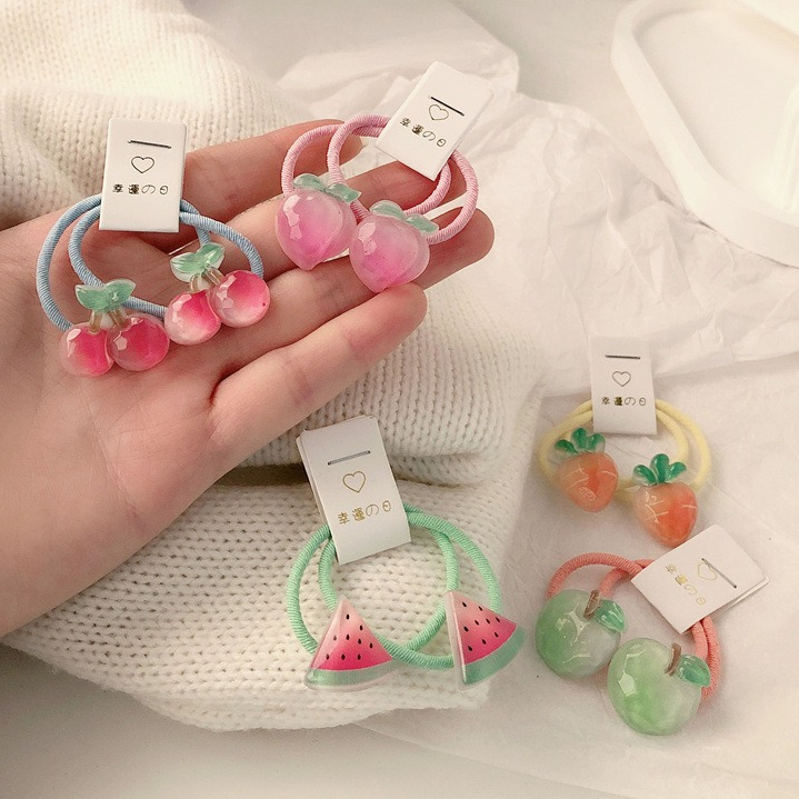 Kids Carrot Hair Ties 5 Pair N - Travel Accessories Teens review and price