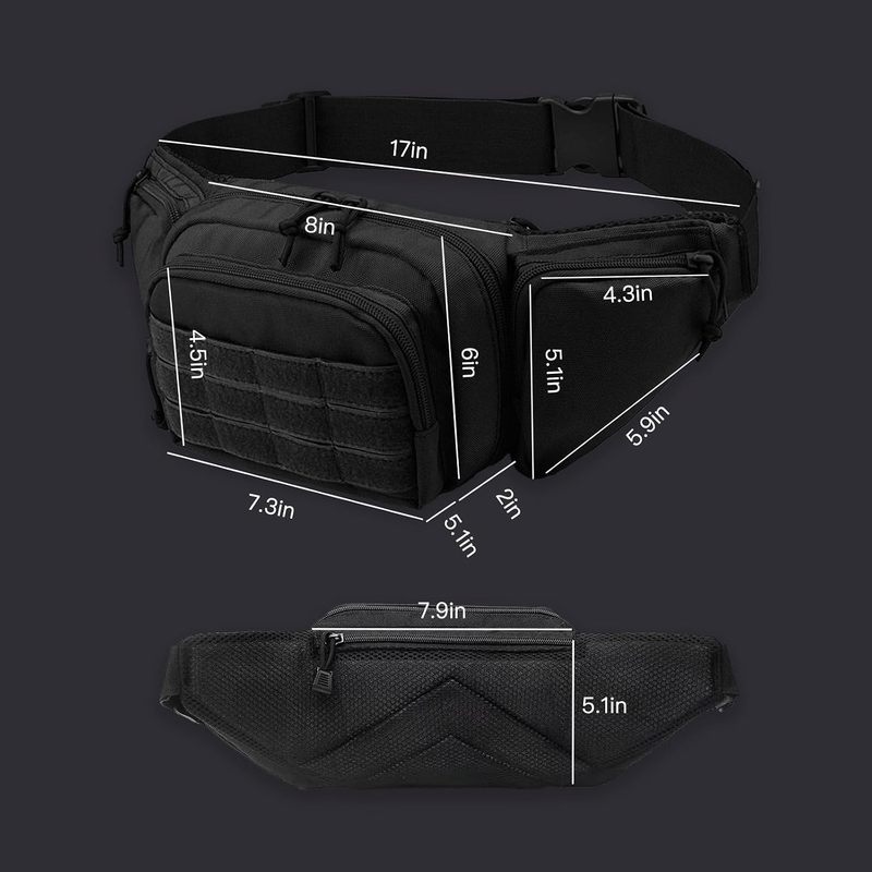 600D Oxford Multi-Pocket Waist - Travel Accessories Bike review and price