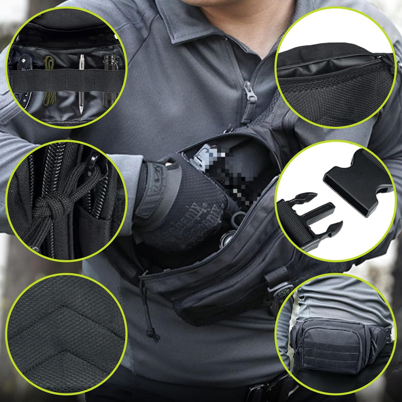 600D Oxford Multi-Pocket Waist - Travel Accessories Bike review and price