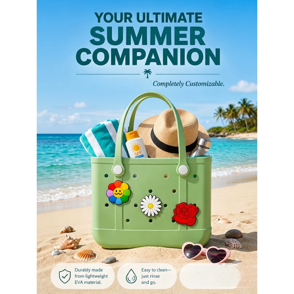 Ladies Oversized Rubber Beach  - Travel Accessories Us review and price