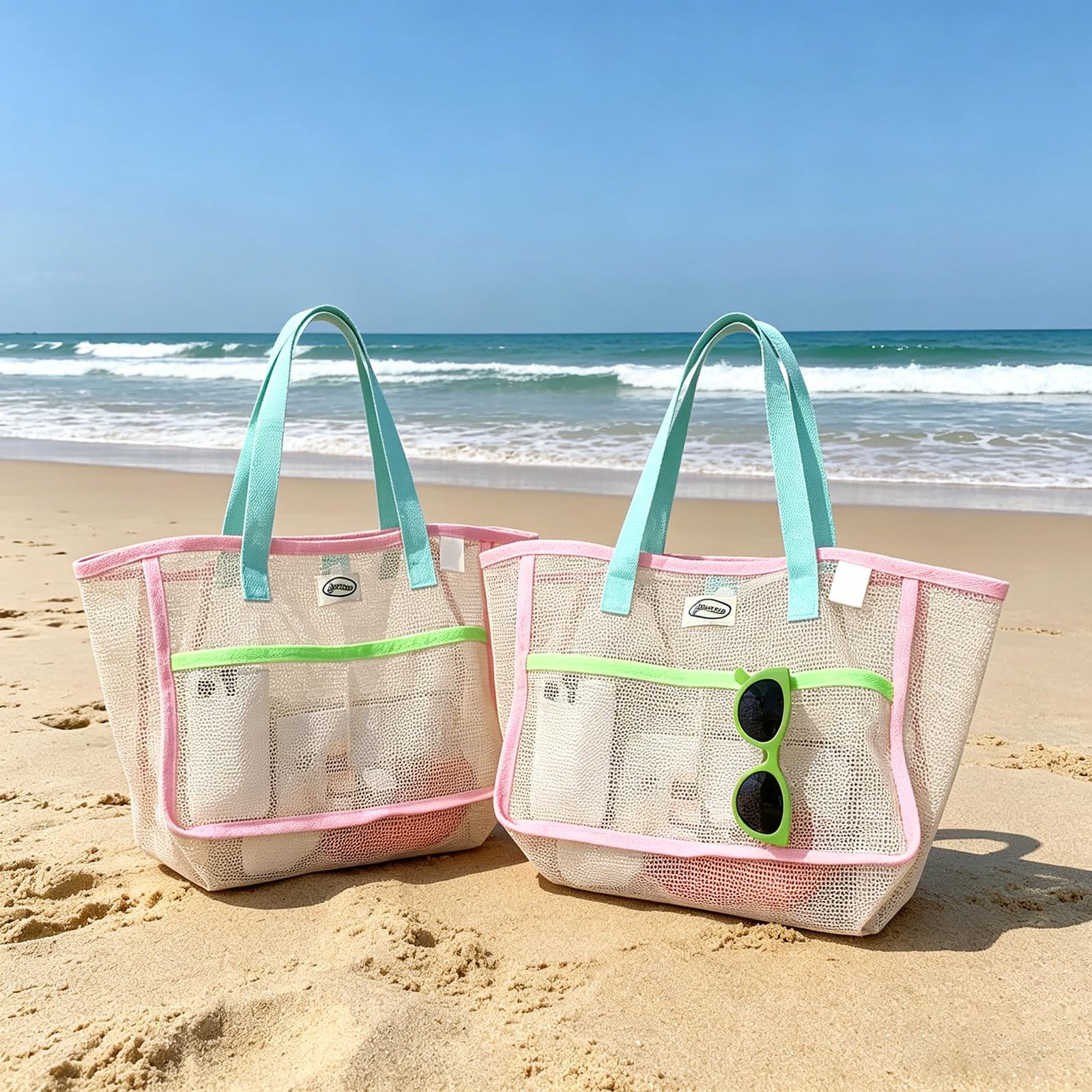 Beach Bags for Women Colorful  - Travel Accessories Us review and price
