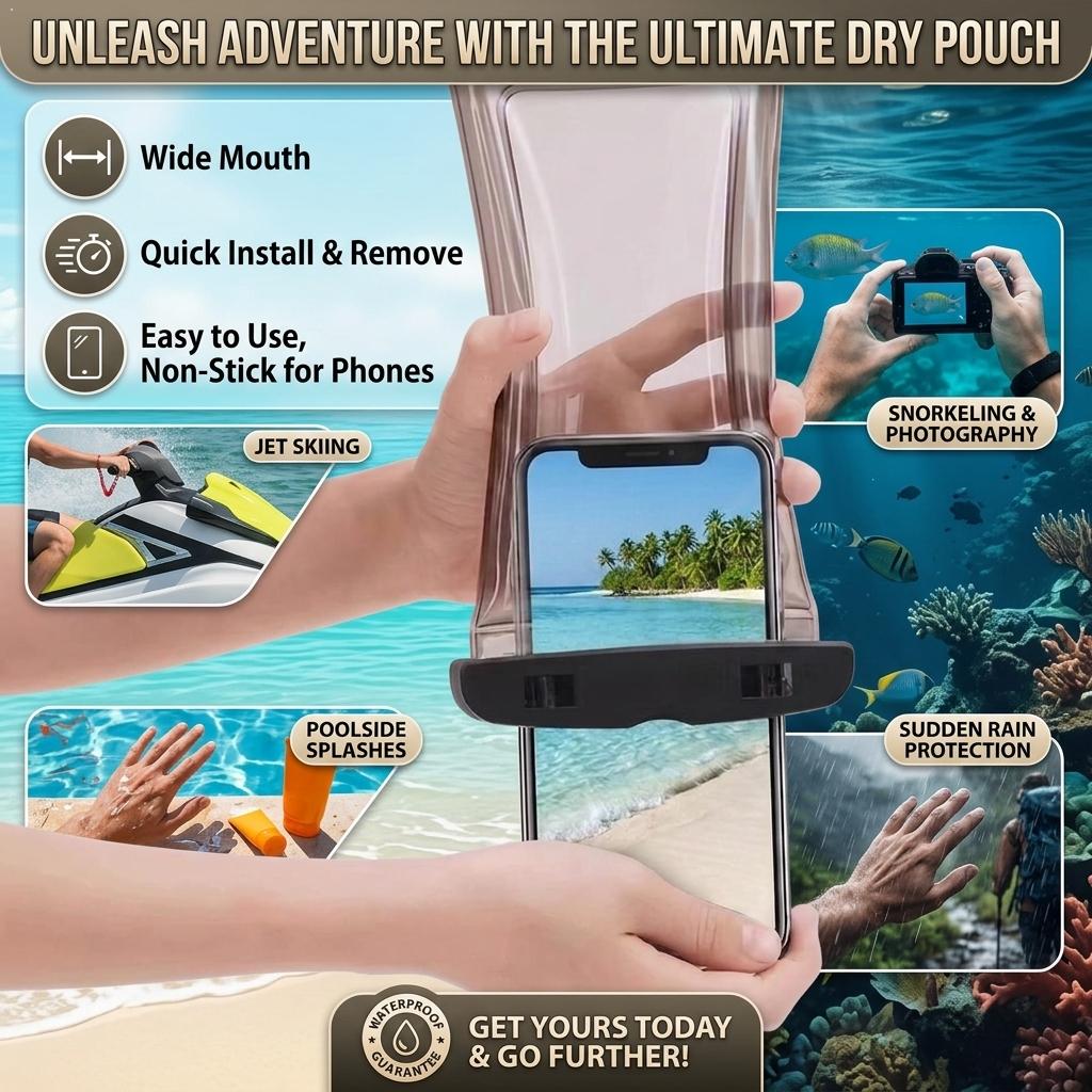 Clear Waterproof Phone Case Dr - Travel Accessories Bag review and price
