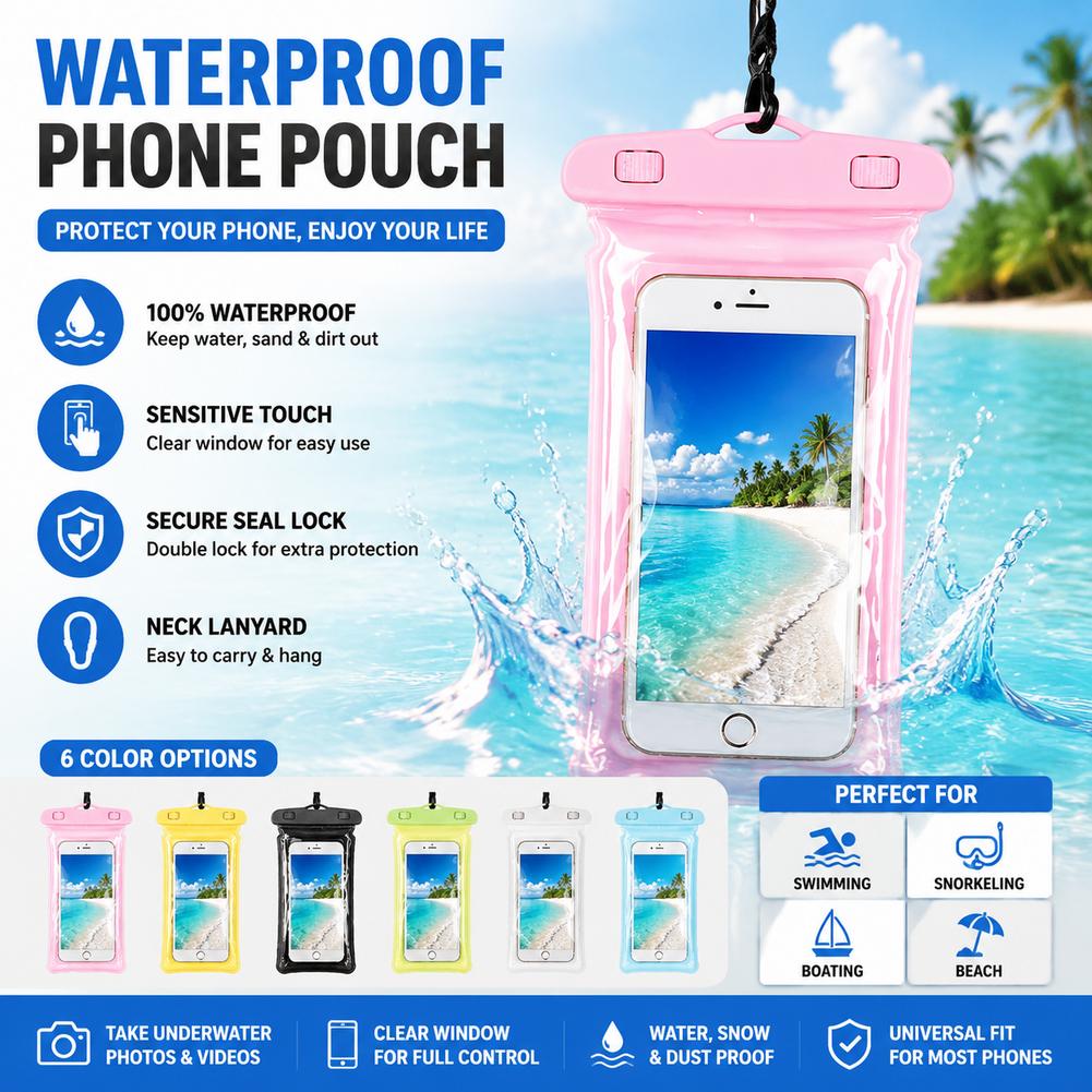 Clear Waterproof Phone Case Dr - Travel Accessories Bag review and price