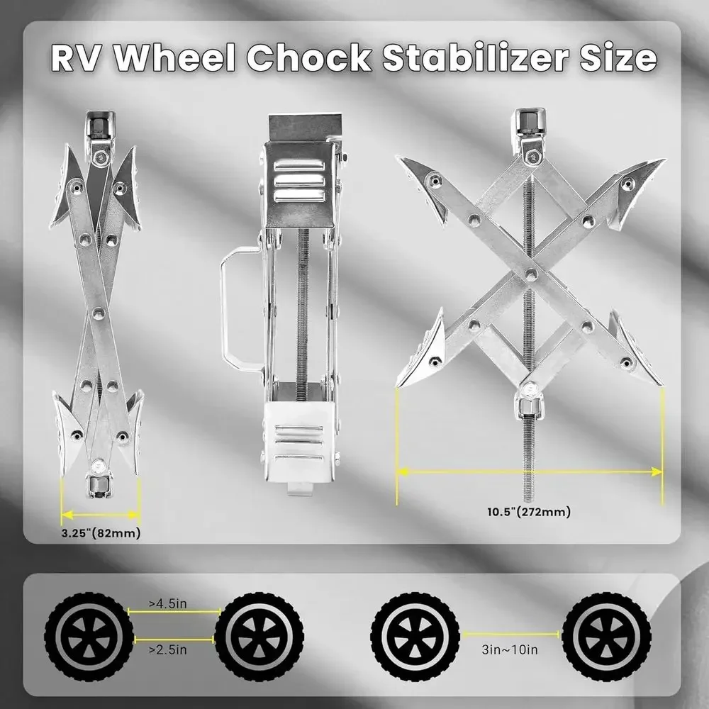 X-Shaped RV Wheel Chock Fit 3. - Travel Accessories Us review and price