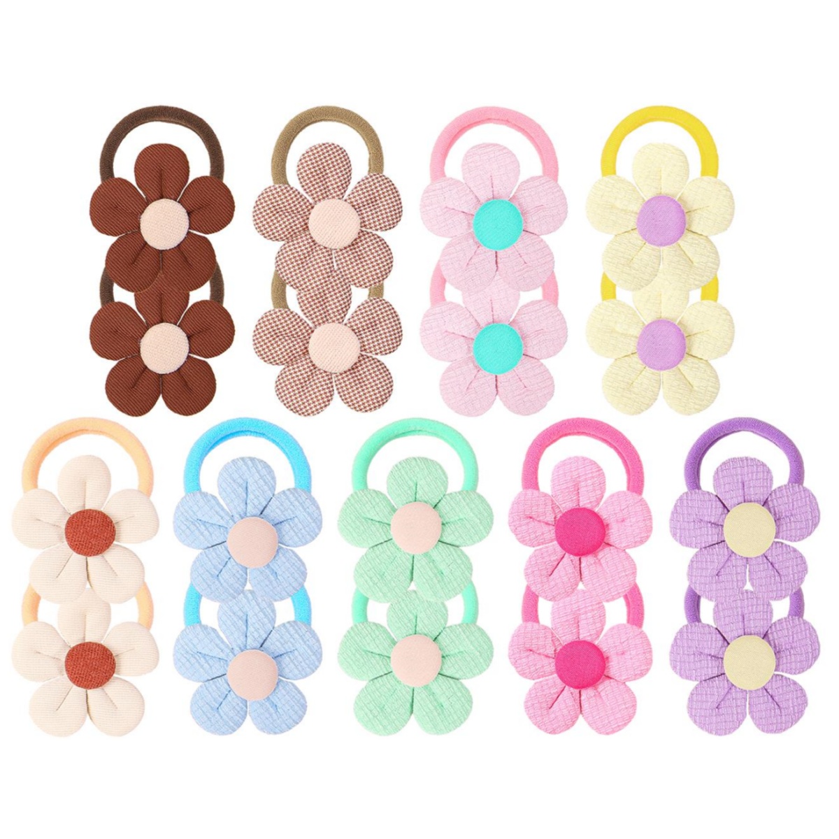 18pcs Sunflower Hair Ties Kids - Travel Accessories Teens review and price