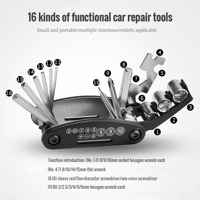 Portable Bicycle Repair Tools  - Travel Accessories Bike review and price