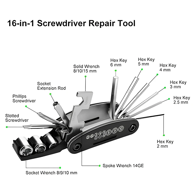 Portable Bicycle Repair Tools  - Travel Accessories Bike review and price