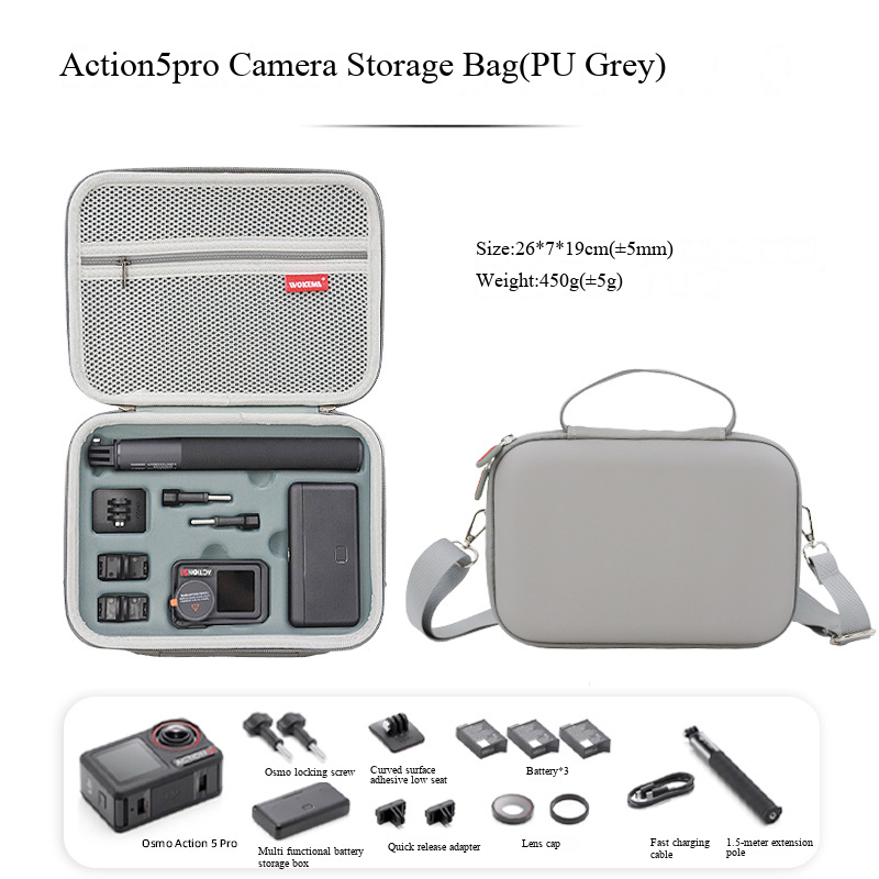 For DJI Osmo Action 3/4/5 pro  - Camera Bag Travel review and price