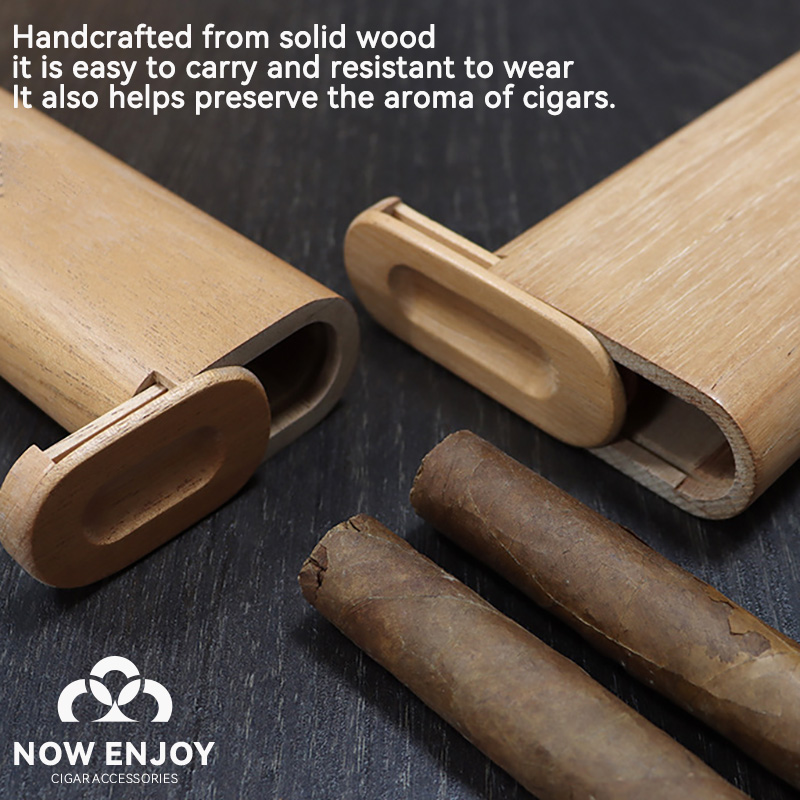 Portable Cigar Case Natural Ce - Travel Accessories Us review and price