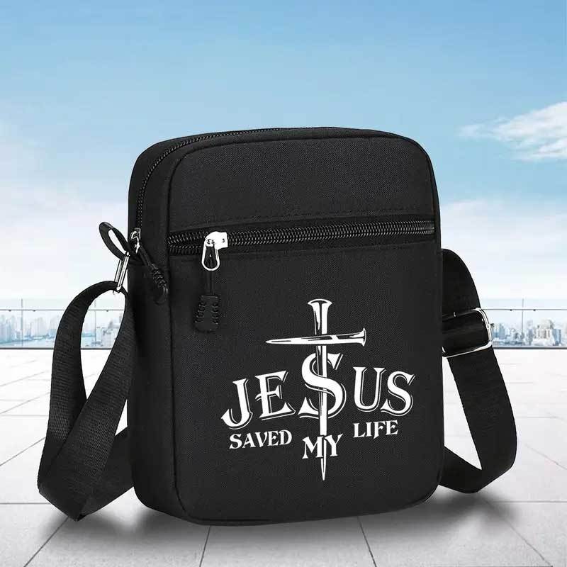 Jesus Saves My Life Crossbody  - Travel Accessories Teens review and price
