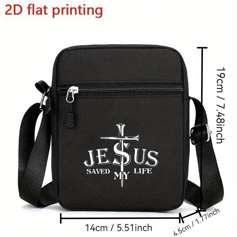 Jesus Saves My Life Crossbody  - Travel Accessories Teens review and price
