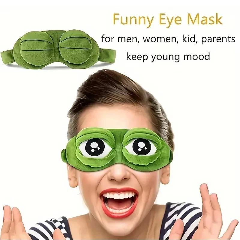 Frog Shaped Eye Mask Party Gam - Travel Accessories Us review and price